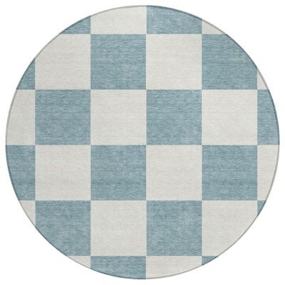 Machine Washable Indoor/Outdoor Chantille ACN2345 Geometric Rug