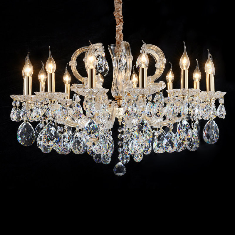 Lustre en cristal 14 lumières Portola
