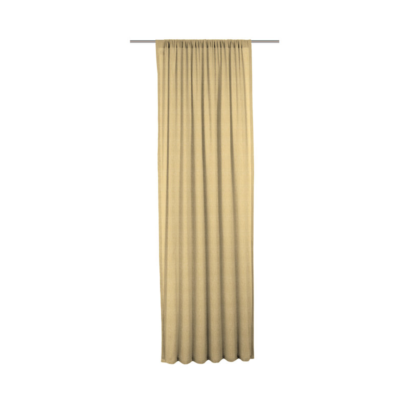 Angelinea Semi Sheer Curtains, 245cm H x 135cm W, Curry