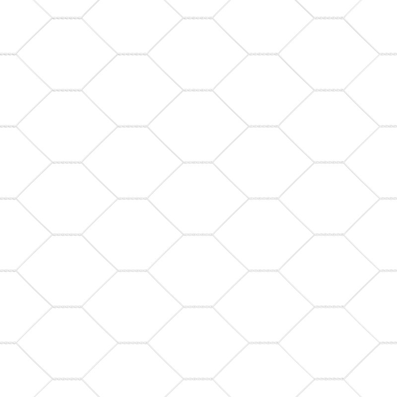 Hexagon Fence Galvanised Steel, 150cm H x 1000cm W