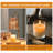 Candle Warmer Lamp with Timer, Height and Brightness Adjustable Aromatherapy Wax Melt Warm Lamp