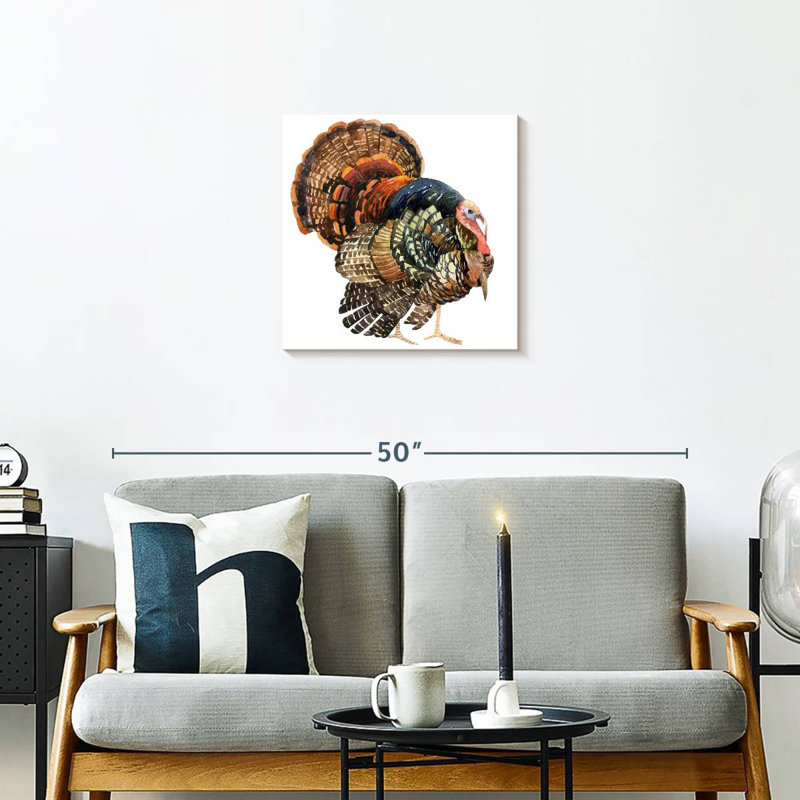Brampt Turkey, 20" H x 20" W