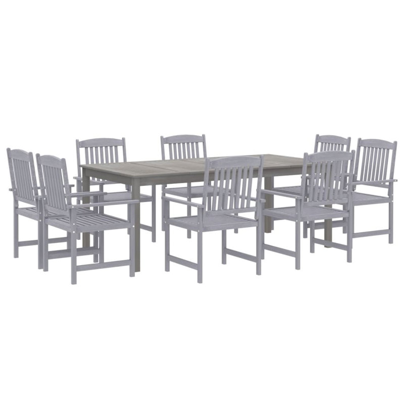 Centeio Rectangular 78.7'' L Long Dining Set, 8