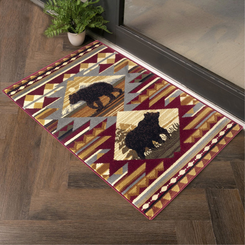 2 pi X 3 pi Tapis Lodge, Rectangulaire 2 pi x 3 pi
