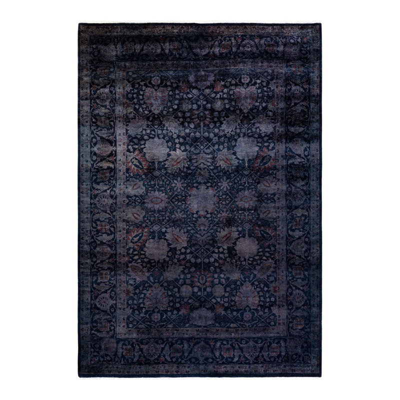 Fine Vibrance One-of-a-Kind 6' 2" X 9' 2" Hand Knotted Area Rug