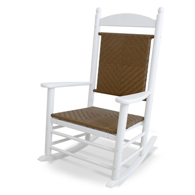 POLYWOOD Rocker Woven Rocking Chair