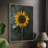 FLORAL Series DIII Framed Print - Solid Wood-993406136