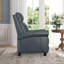 Fauteuil inclinable 33,5 po en cuir véritable-244517777