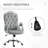 Vinsetto Home Office Chair, Velvet Computer Chair, Button Tufted Desk Chair