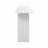 Modern Curved Design Ash Veneer Console Table With Shelf-369760435