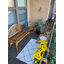Chaise de patio pliante en bois massif