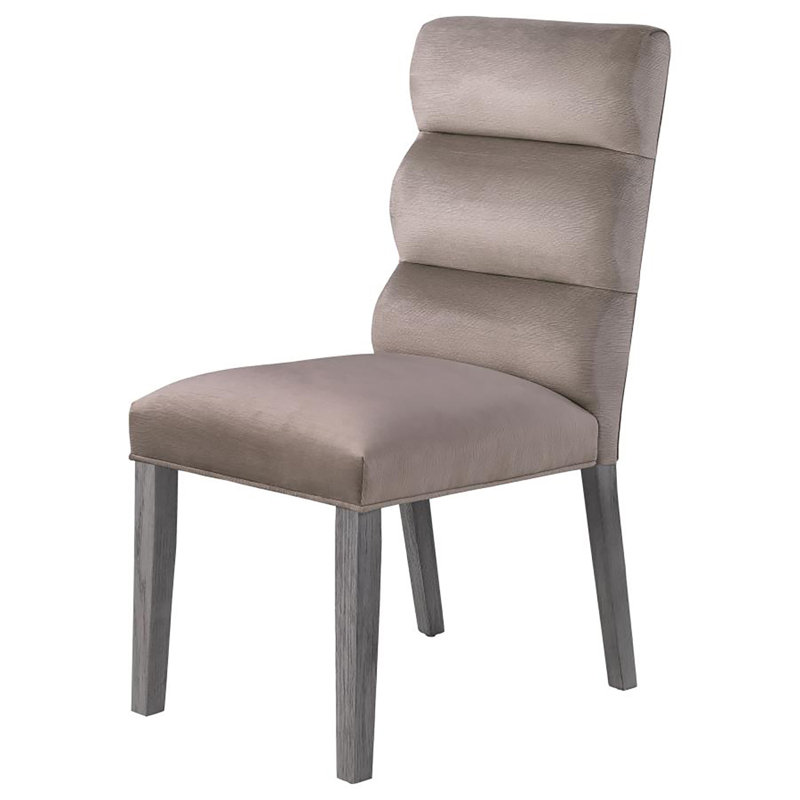Ensemble de 2 chaises d'appoint Toapha, Cendré