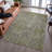 Premium Machine Washable Jamestown AMF1082 Damask Rug-132981538