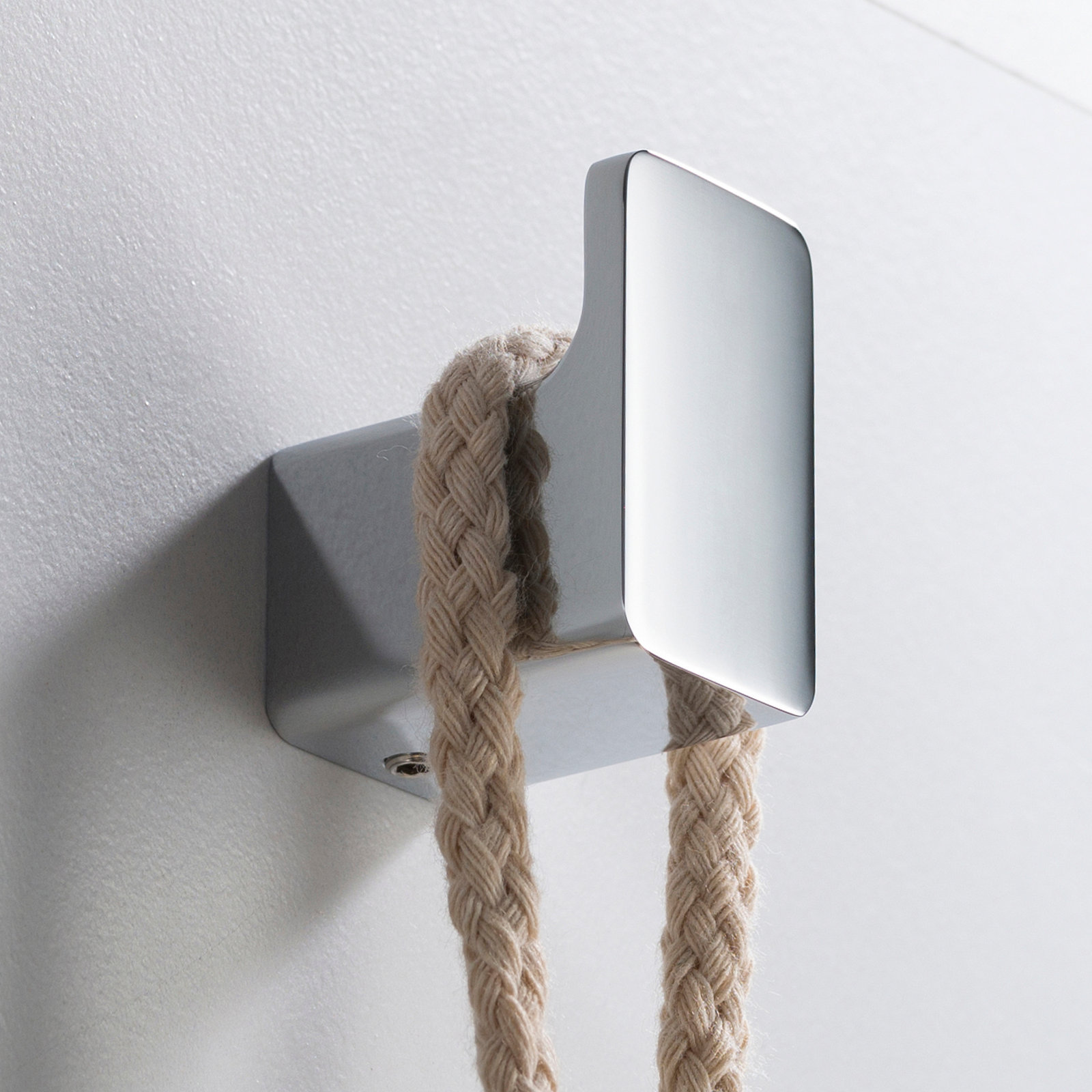 Stelios Wall-Mounted Towel Hook, Chrome
