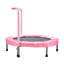 Trampoline pliable pour enfants de 36 pouces avec poignée, rebondisseur intérieur / extérieur rose pour enfants de 3 ans et plus