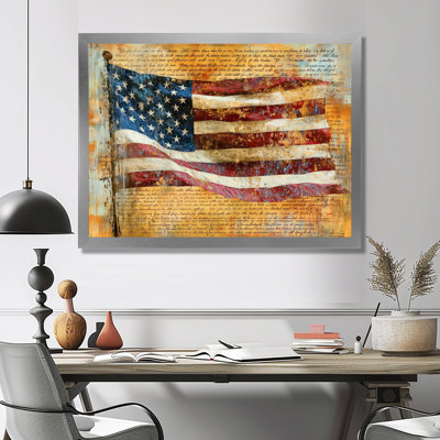 Labus We Hold These Truths Into The Us Flag - USA Patriotist Wall Art