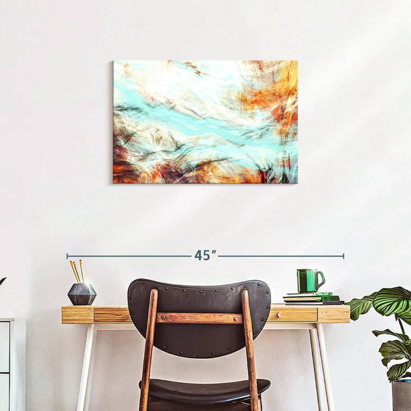 Avery Abstract Wisps, 20" H x 30" W