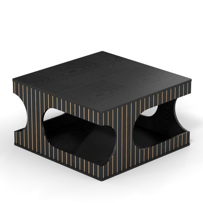Farmhouse Square Coffee Table With Storage