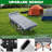 Folding Bed Cot with 3.3 Inch 2 Sided Mattress, 75" x 28" Folding Camping Cots with Carry Bag, Portable Sleeping Cot Guest Bed