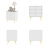 Modern Nightstand With White Finish