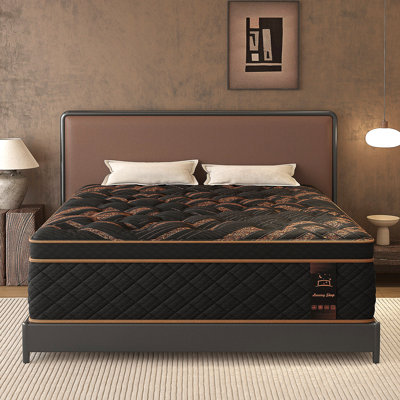 12'' Medium Firm Hybrid Mattress in a Box with Cooling Gel Memory Foam & Individually Pocketed Coils
