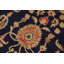 Tapis oriental noir / rouge en laine noué à la main 8 pi 1 po x 11 pi 1 po Oriental