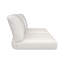 Sunbrella® - Banc d'extérieur arrondi à dossier demi-tonneau et coussin de siège / dossier-727306023