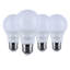 12 Watt A19 LED 27K/3K/35K/4K/5K CCT Selectable Medium Base White Finish 120 Volt-115246294-115246305