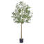 Arbre d'olivier artificiel 6 pi avec protection anti-basculement, arbre artificiel réaliste pour la décoration intérieure et extérieure de bureau à domicile