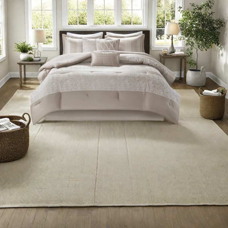 Ensemble de literie luxueux en jacquard chenille, polyester taupe confortable pour la maison