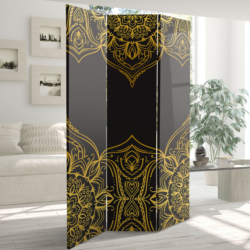 Cloison Mandala, Noir