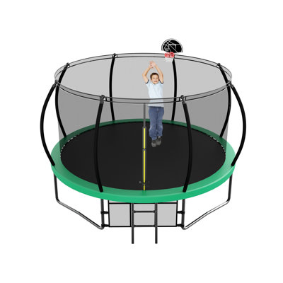 Creationstry 12' x 12' Round Backyard Trampoline