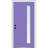 1-Lite Painted Steel Spotlight Prehung Front Entry Door-40559185-40559191-40559194