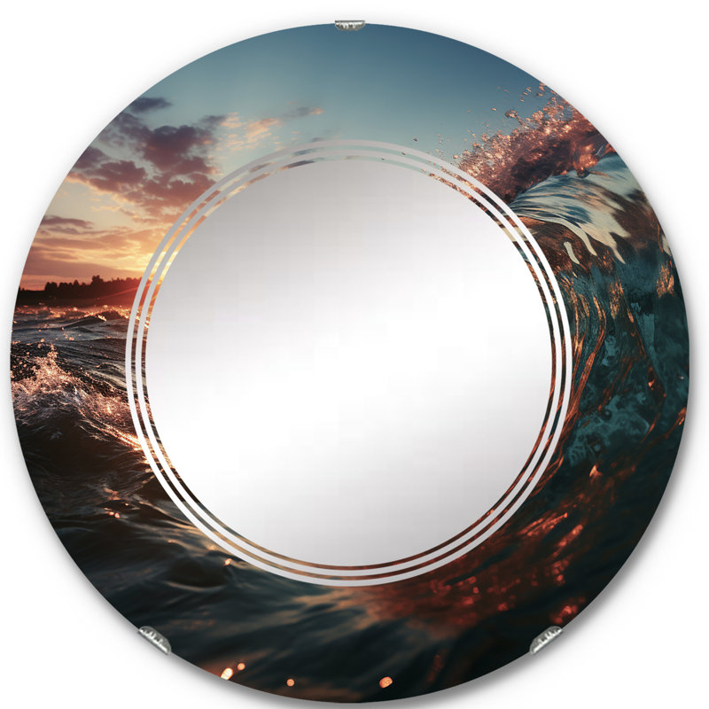 Miroir mural Ashuelot, 24 po x 24 po