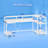 Cavit Metal Base Computer Desk with Power Outlet-1973186093