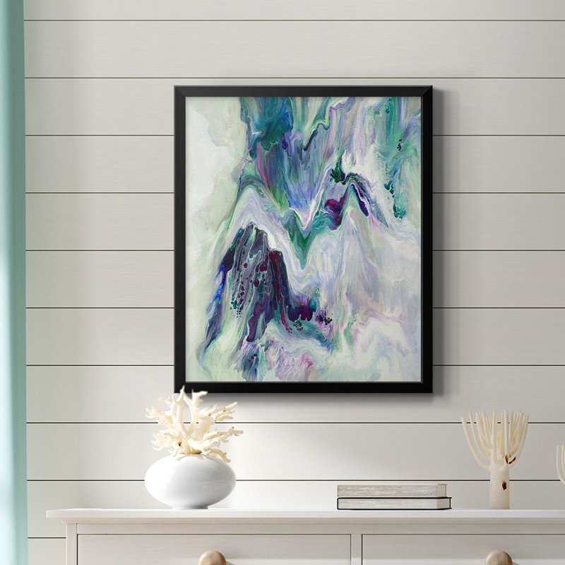 Toile encadrée de qualité supérieure Wild River - prête à être accrochée, H 20 po x l 16 po, Noir