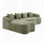 Canapé modulaire en chenille-1220087889