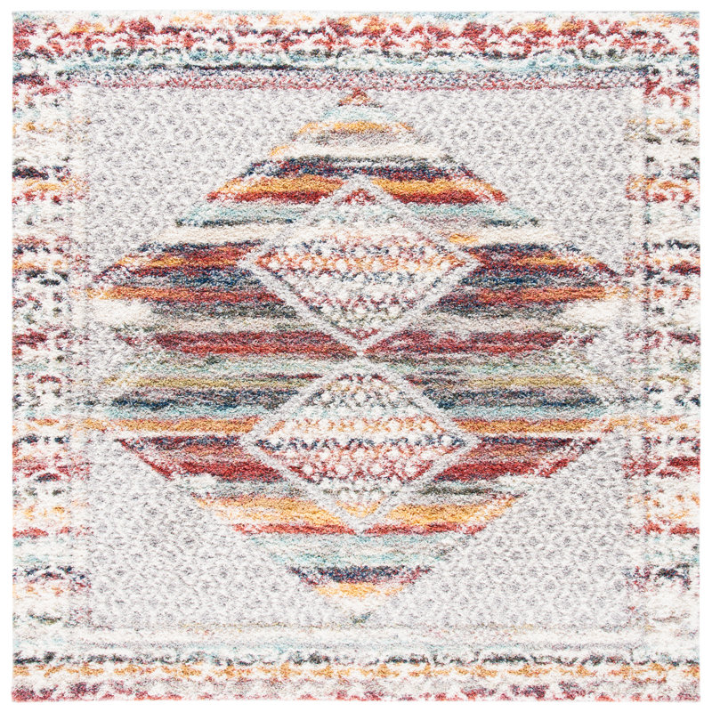 Southfield Performance Southwestern Rug, Square 6'7"
