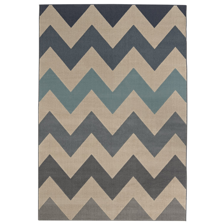 Chevron Performance Rug Wrought Studio Grose Performance Chevron Indoor Rug & Reviews | Wayfair