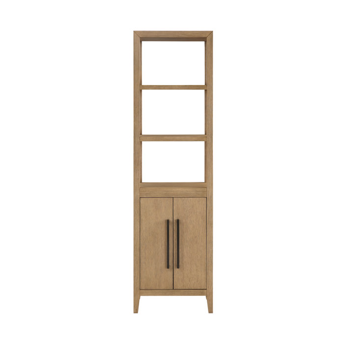 Alsup Solid Wood Freestanding Linen Cabinet & Reviews | AllModern