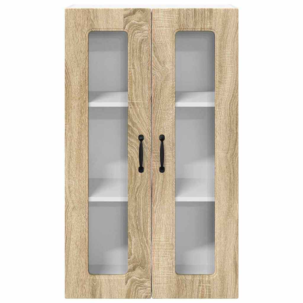 Vidaxl Kitchen Wall Cabinet Brown Oak 60 X 31 X 100 Cm Engineered Wood