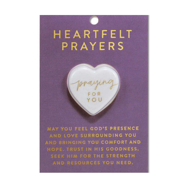 Heart Stone Card Heartfelt Prayers