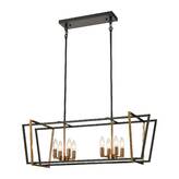 Brayden Studio® Pointsettia 4 - Light Matte Black Lantern Pendant ...