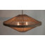 Luminaire suspendu 4 lumières l 31 po x H 13,75 po en laiton mat et corde de jute tissée à la main