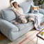 Causeuse-coussin en chenille bleue-1169933407-1169933405