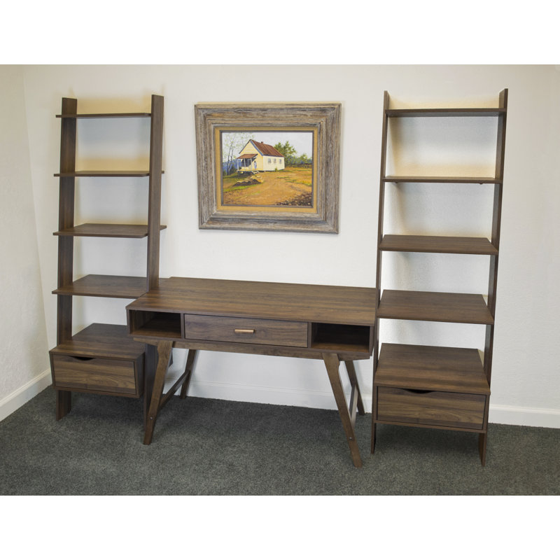 Lorello Solid Wood Base Writing Desk