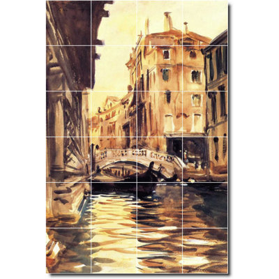 Carreau de céramique décorative 48 po x 72 po 12 po x 12 po
