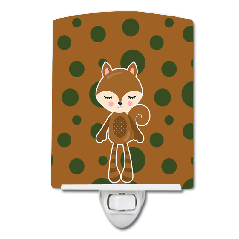Squirrel 2 Ceramic Night Light