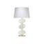 Vertebrae Plaster Table Lamp, White