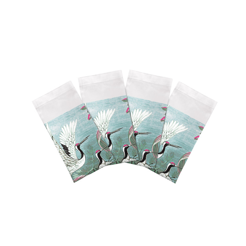 Summer Palace Cotton Sateen Dinner Napkins, Pinotti
